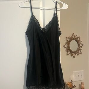 Intimissimi black silk top size L